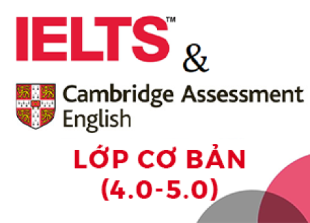 KHÓA HỌC IELTS 4.0 – 5.0
